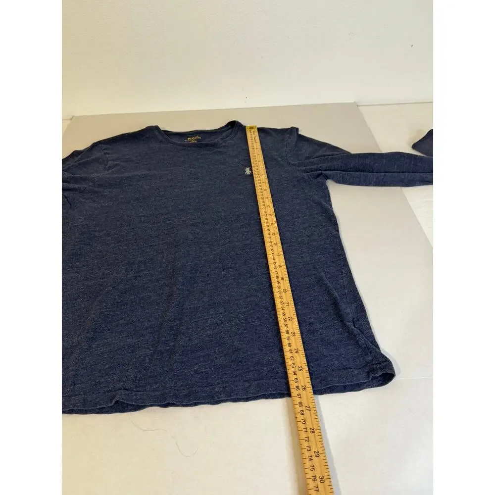 Polo Ralph Lauren Men's‎ Shirt Long Sleeve T-shirt Heather Blue Size Large